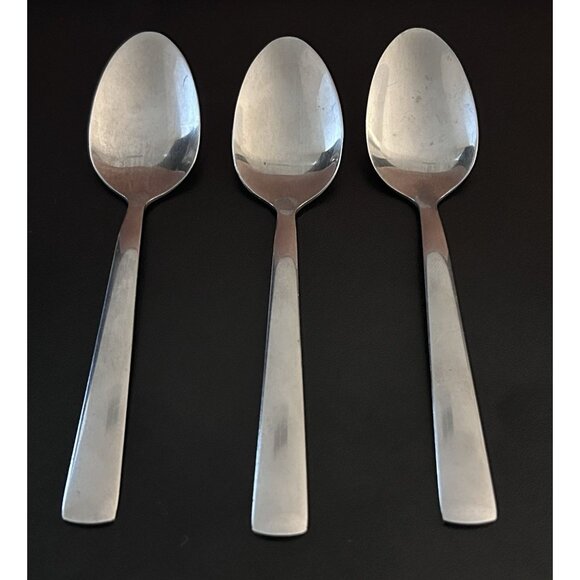 Galileo 5” Stainless Steel Spoon Set Of 3 Crate & Barrel Replacement - Picture 1 of 4